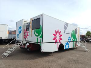 Renault G270 4x2 DagCabine Euro1 - 32.947km - 41m2 Mobile Exhibitie Ruimte / Camper / Office / Tiny House - Webasto / Mobile ventilatie