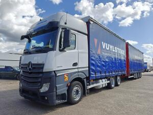 Mercedes-Benz Actros 2645 6x2 Gigaspace Euro6 + 3Axle Trailer -  115m³ VolumeCombi - Dubbele Tanks - Moffet Aansluiting - HH Vloer - SMARTTacho V2