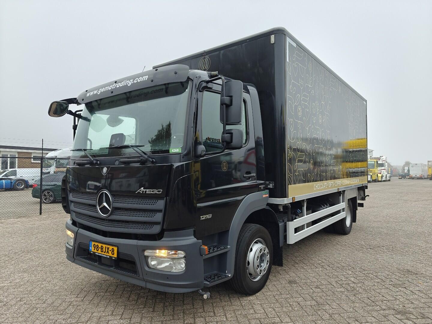 Mercedes-Benz Atego 1218 4x2 Dagcab Euro6C - ChereauKoelbak 5.4M - Autoclima Longrun koeler + Laadklep 1500KG - Zijdeur | Vrachtwagens | Koel-vriestransport
