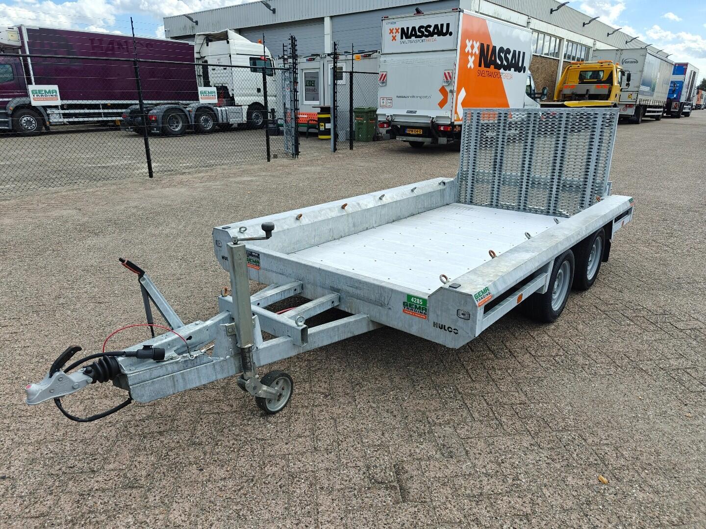 Hulco TERRAX-2 MachineTransporter - 3000KG - 300x149 - 2021 - nieuwstaat - 2 stuks op voorraad | Aanhangers | Machinetransporter