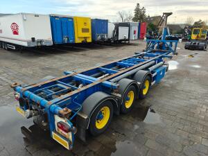 LAG O-3-39 02 3-Assen BPW - 30FT Kiepchassis - Rotary Feeder - 20FT positie - Schijfremmen - 5300KG