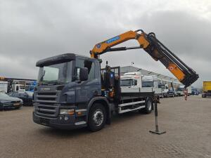 Scania P230 4x2 Dagcab Euro3 - Open LaadBak 5.9M + Effer 115CL/3S - RadioGrafisch - HH Vloer - 09/2026 APK