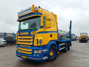 Scania R 560 B 6X2*4 HighLine Euro4 - V8 - Retarder - PortaalSysteem Gergen Tak 28 Adonis - HandGeschakeld