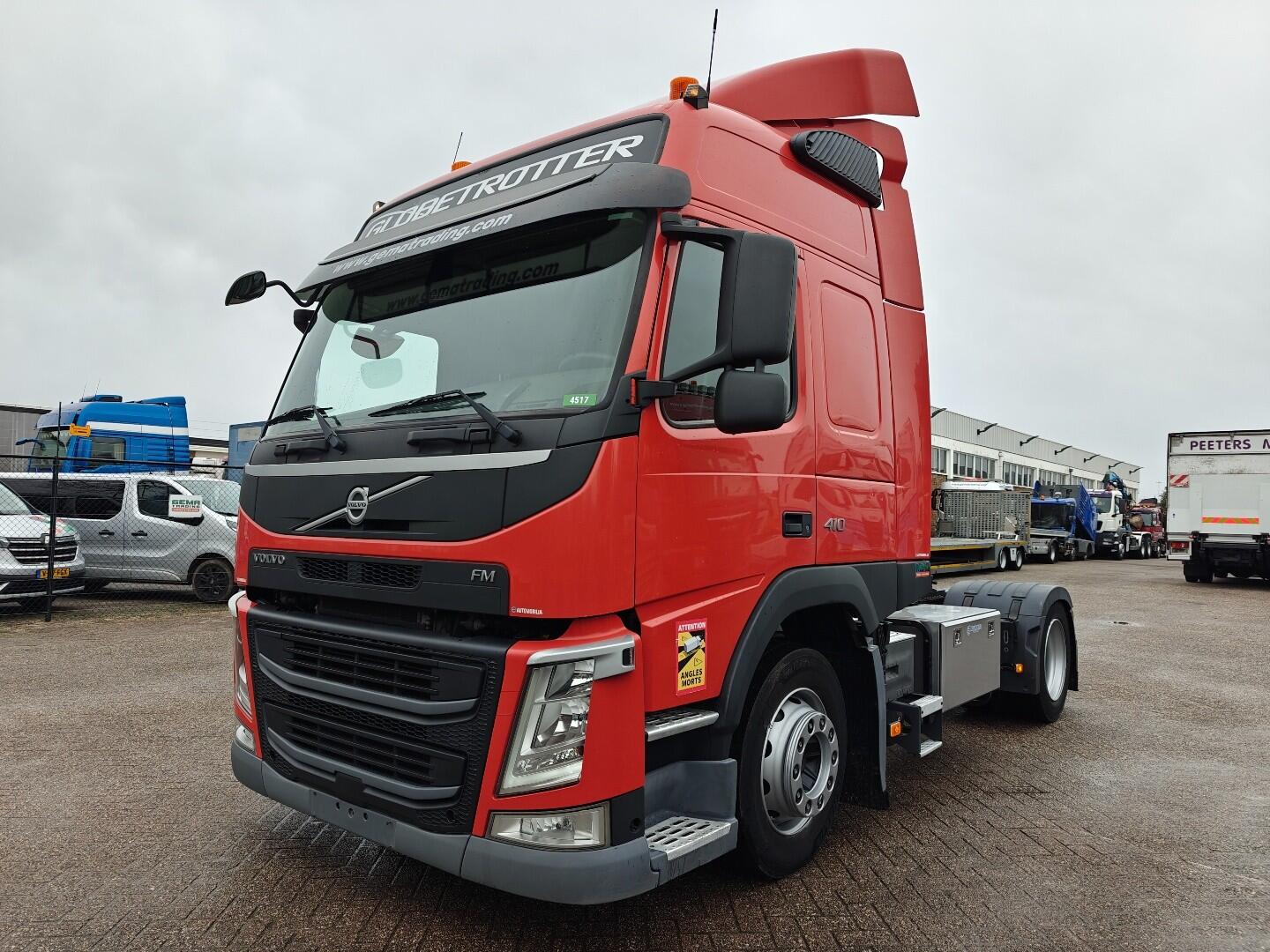 Volvo FM 410 4x2 Globetrotter Euro6B - RVS-Kist - 105CM SchotelHoogte - Belgisch Kenteken | Trekkers | Standaard trekker