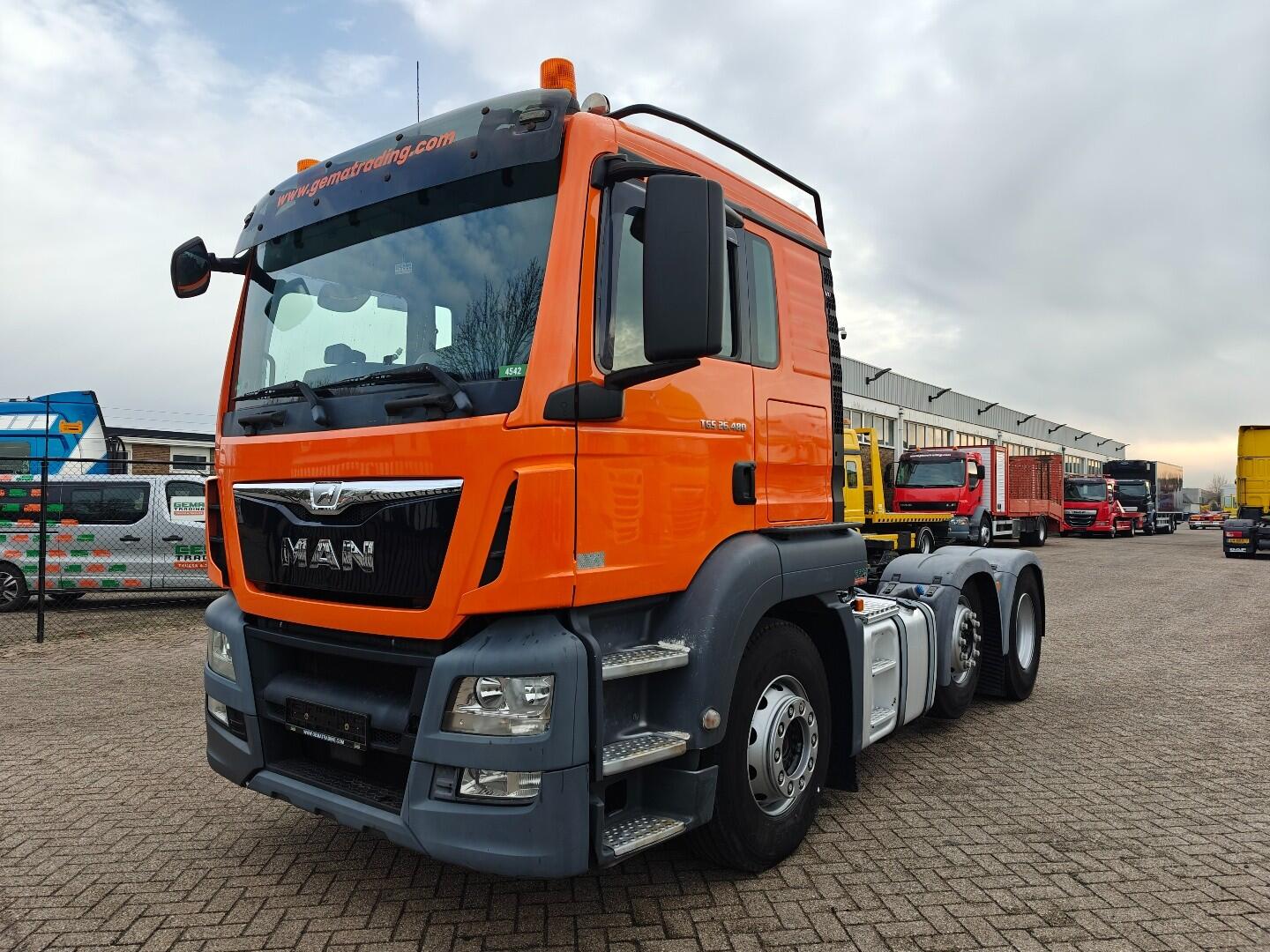 MAN TGS 26.480 6x2 Slaapcab Euro6A - Hydrauliek - LiftAs - NATO - NL kenteken | Trekkers | Standaard trekker