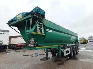 MOL KS85.27TRI.39ST 3-Assen SAF - Kipper 30m³ - ALU/Staal - OKUSLIDE / Teflon Liner - Schijfremmen