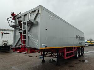 OVA 38OK911.A 3-axle BPW tipper 50m³ - aluminum/aluminum - bulkheads - disc brakes