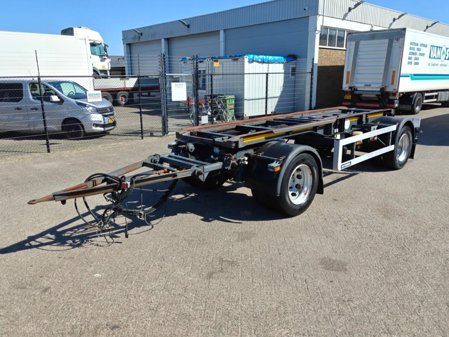 GS AIC-2000 K KipChassis - SpoorBreedte 1,30 Meter - CentraleSmeering - ABS - SAF Assen TrommelRem | Aanhangers | Kipper