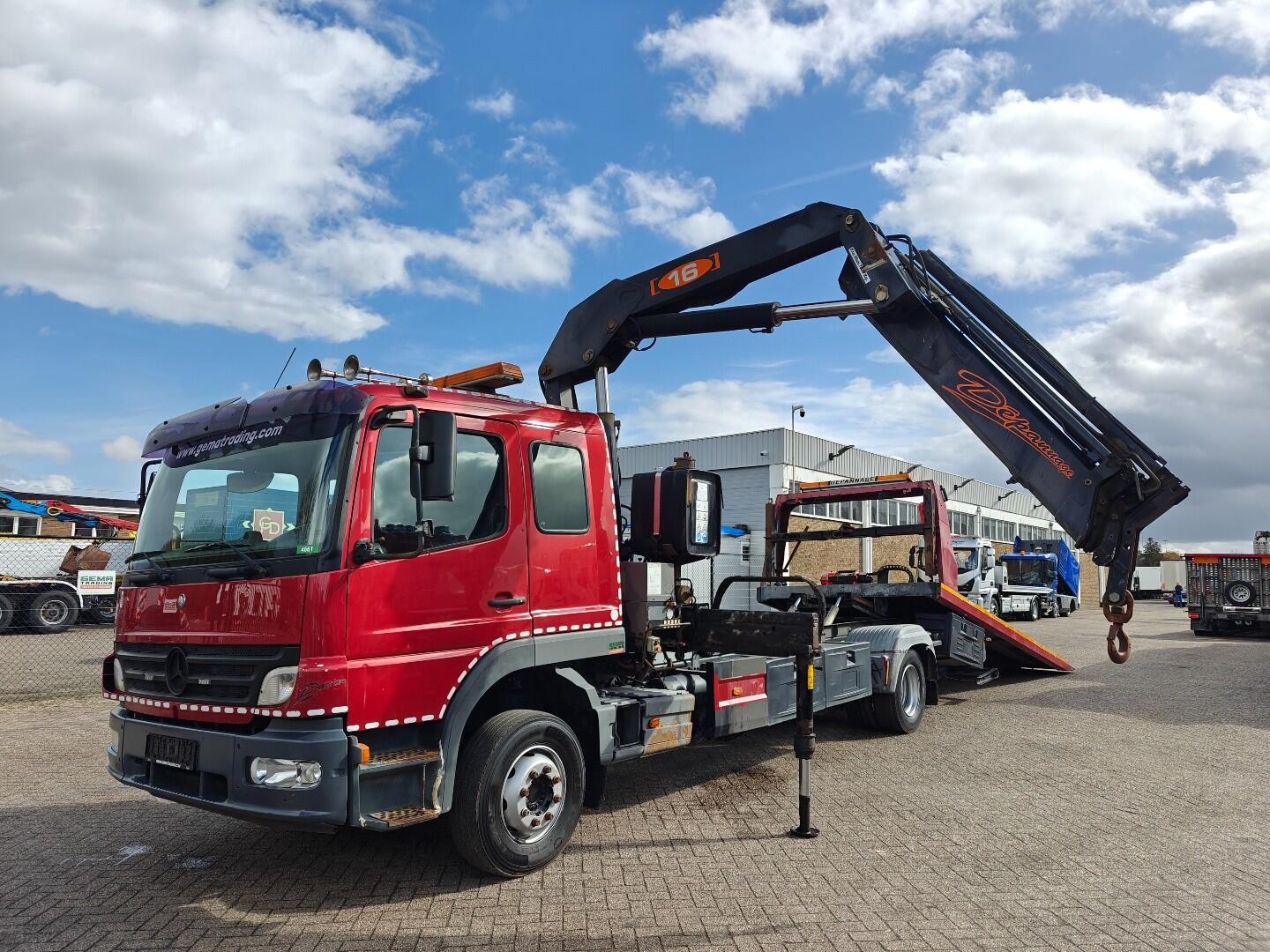 Mercedes-Benz Atego 1628 4x2 DubbelCab Euro 3 - Omarz + PM16 + Brill 5T + Winch + Afstandbediening | Vrachtwagens | Bergingswagen