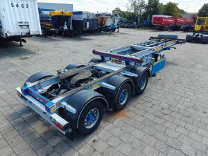 Burg BPO 15-27 CCXGX 3-Assen BPW - LZV Dolly - Lift/StuurAs - ElektrischHydraulische Schuiftafel - 20FT