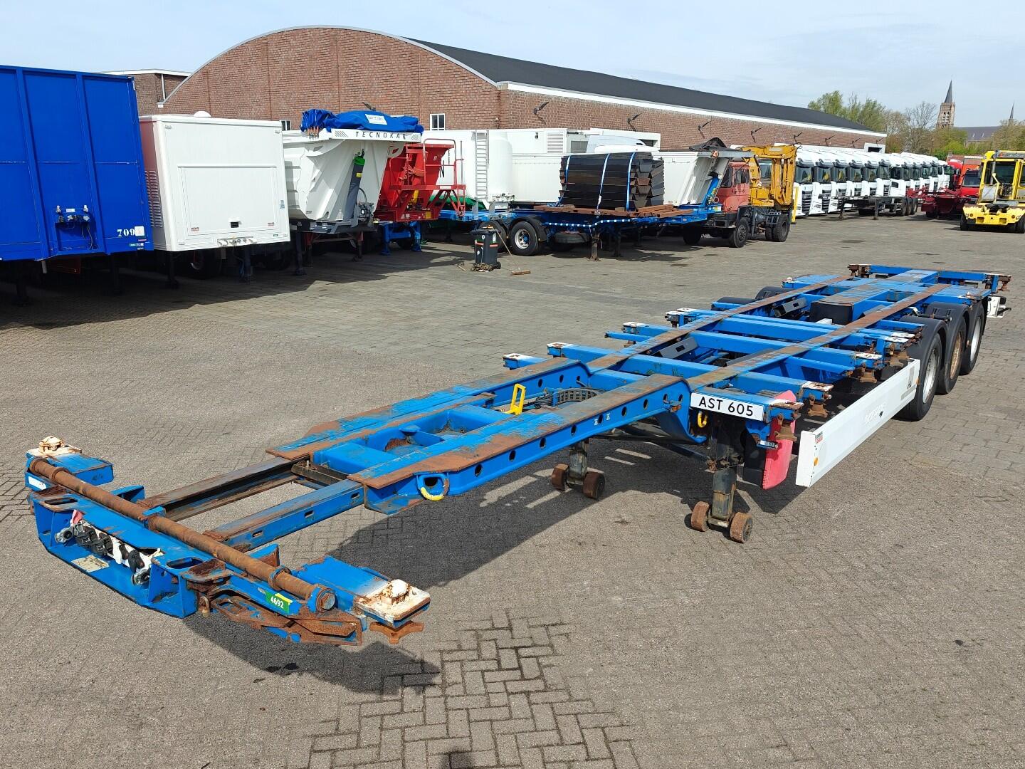 Krone SD 2x20FT 30FT 40FT 45FT HiCube - Alle Aansluitingen - 3-Assen BPW - Schuifkop | Trailers | Containertransport