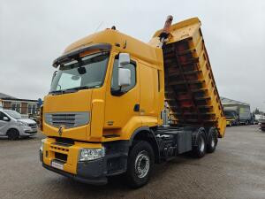 Renault Premium Lander 450 6x4 Slaapcab Euro5 - Kipper/Trekker - DubbelGebruik - Rockinger - 160.000km