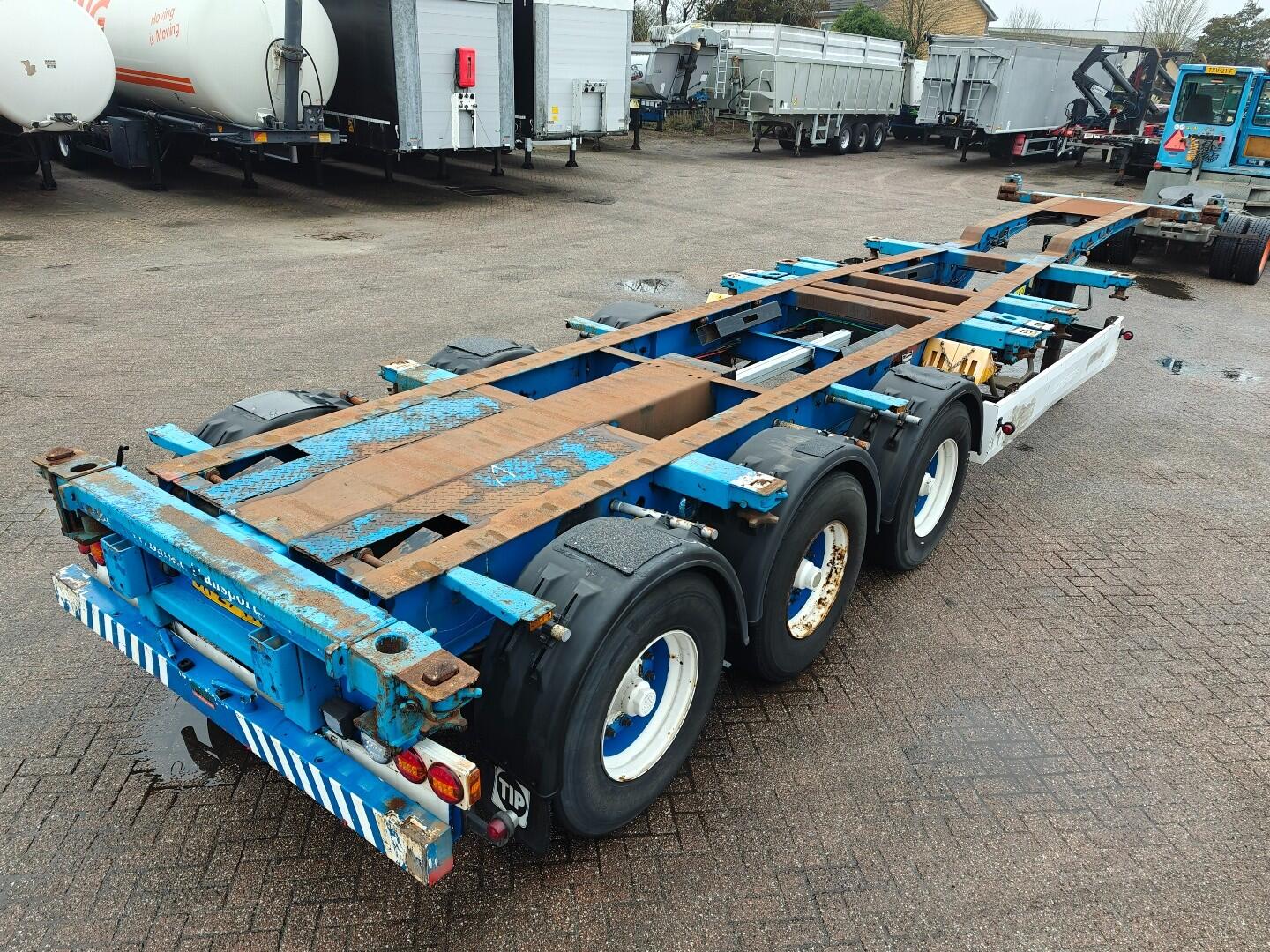 Krone SDC 27 3 Assen BPW - Trommelremmen - Achterschuiver - 20/30/40/45FT | Trailers | Containertransport