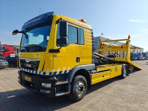 MAN TGM 15.250 DubbelCab (6 persoons) 4x2 Euro 6 - Tischer 6000 ALU + Dubbelplateau + Bril + Lier - Rockinger