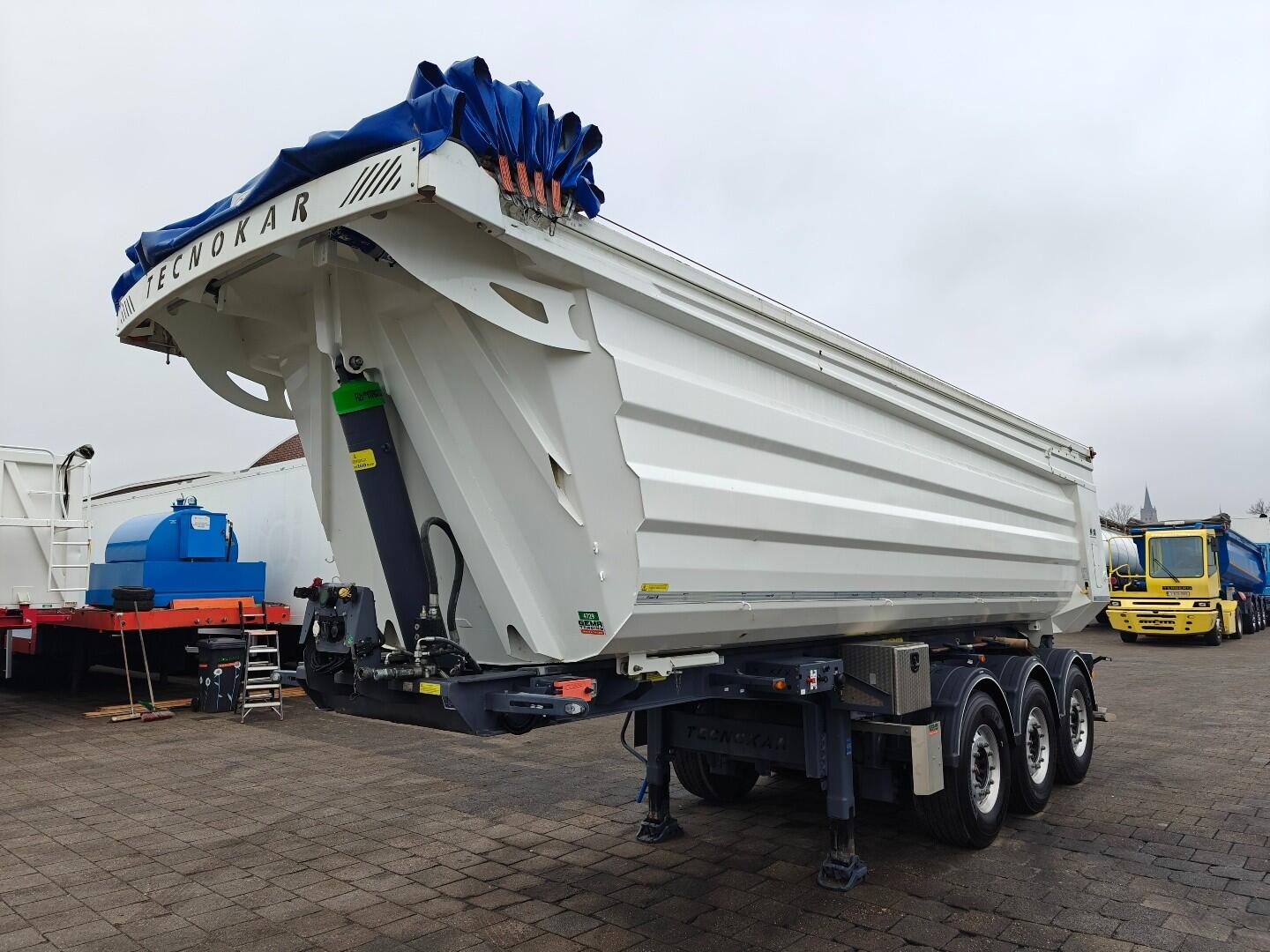 Tecnokar T3P 3-Assen SAF - Hardox Steel Kipper 26m³ - AluChassis - Alcoa - Schijfremmen - Liftas - Elec. Schuifdak | Trailers | Kipper