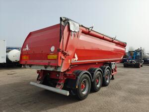 Stas S300CX 3-Assen BPW - Kipper 29m3 - Alu/Alu - Schijfremmen - LiftAs - NaLoopAs - 5500KG - 01/2027 APK