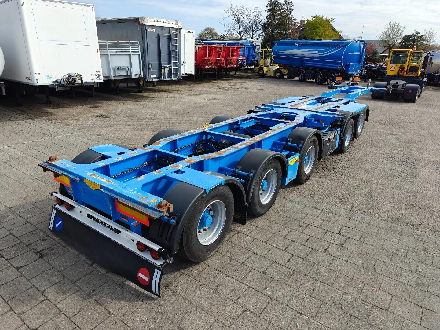 Broshuis 2CONnect 2AKCC + 3AKCC - 3x StuurAssen - 4x LiftAssen - BelgischeRegistratie | Trailers | Containertransport