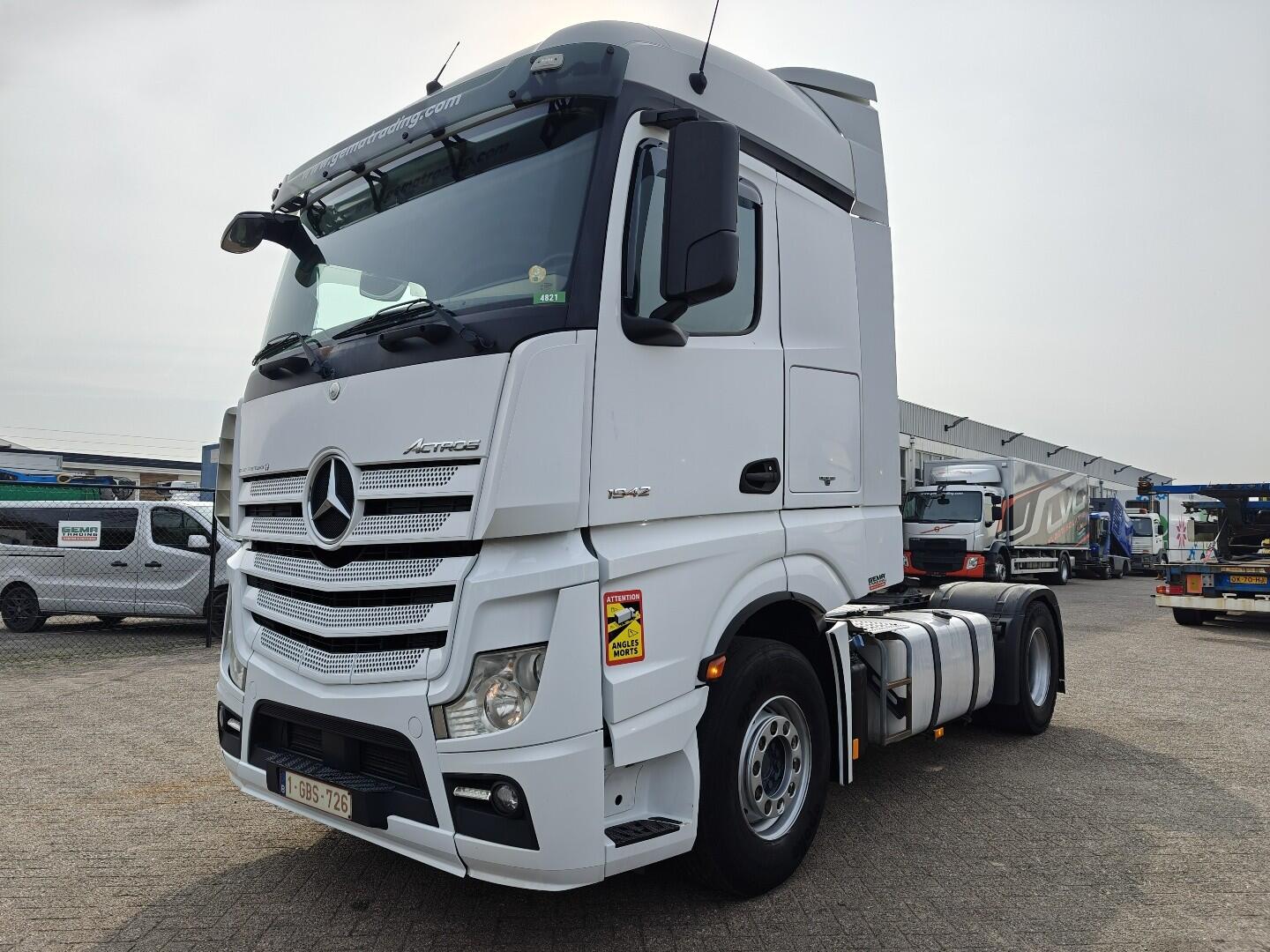 Mercedes-Benz Actros 1942 4x2 Bigspace Euro5 - 13L - Dubbele Tanks - Belgische Registratie | Trekkers | Standaard trekker