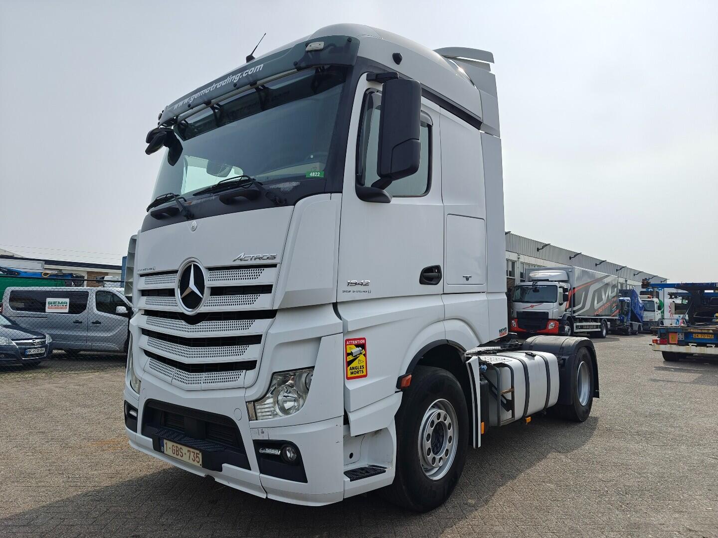 Mercedes-Benz Actros 1942 4x2 Bigspace Euro5 - 13L - Dubbele Tanks - Belgische Registratie | Trekkers | Standaard trekker