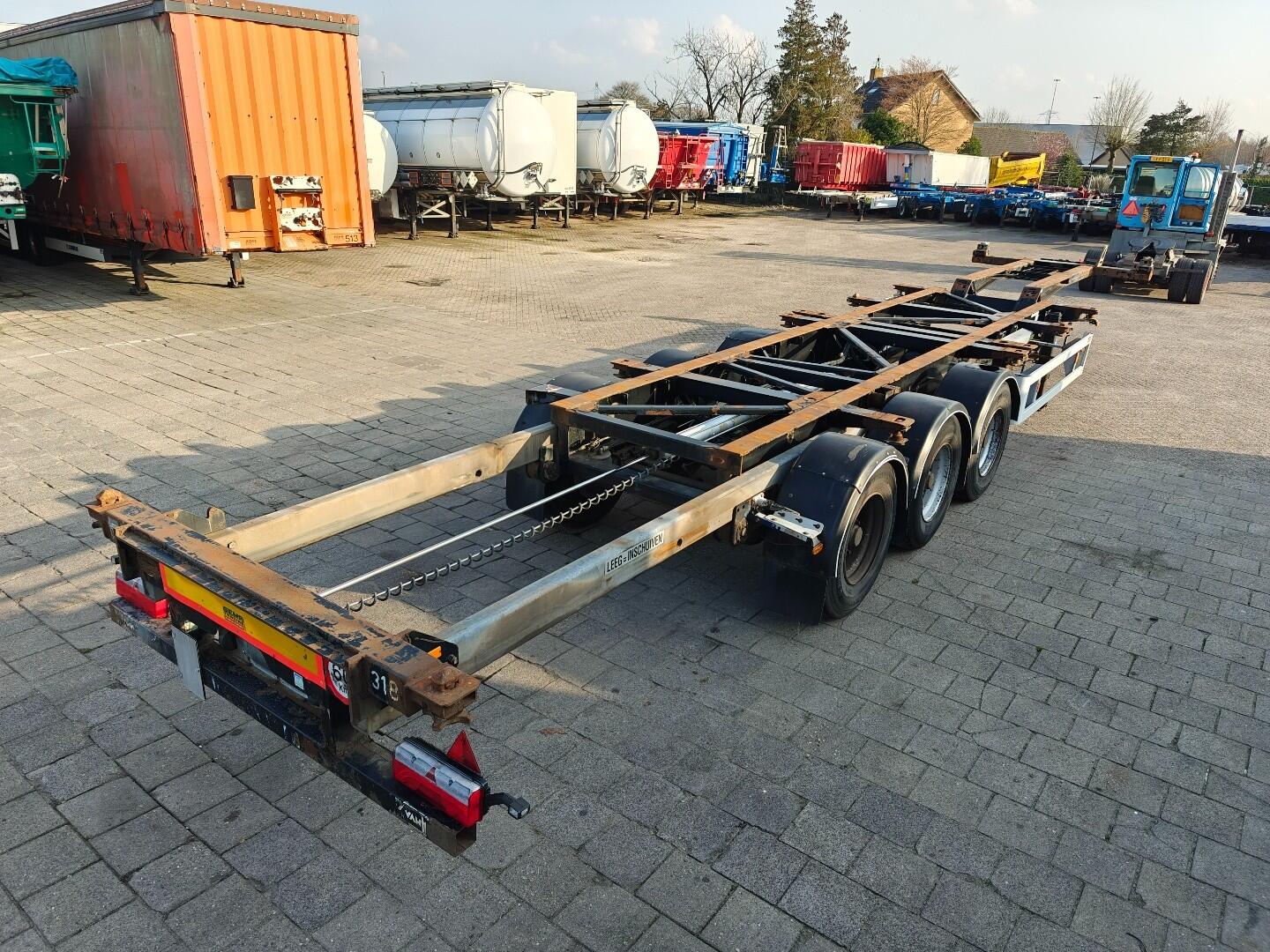 Van Hool 3B0070 20FT 2x20FT 30FT 40FT 45FT - Achterschuiver - Assen BPW schijfremmen | Trailers | Containertransport