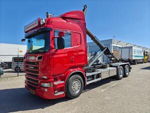Scania R 560 V8 6x2 Highline Euro6 - 20T Haakarm - KlapBumper - Dubbele VangMuilKoppeling - Vollucht - NL Truck