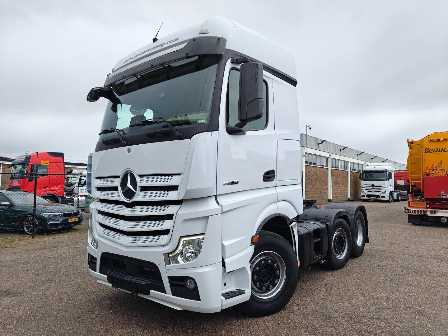 Mercedes-Benz Actros 2558 6x2/4 Bigspace Euro6D - 90T - NaafReductie - Voith Retarder - Belgische Registratie | Trekkers | Standaard trekker