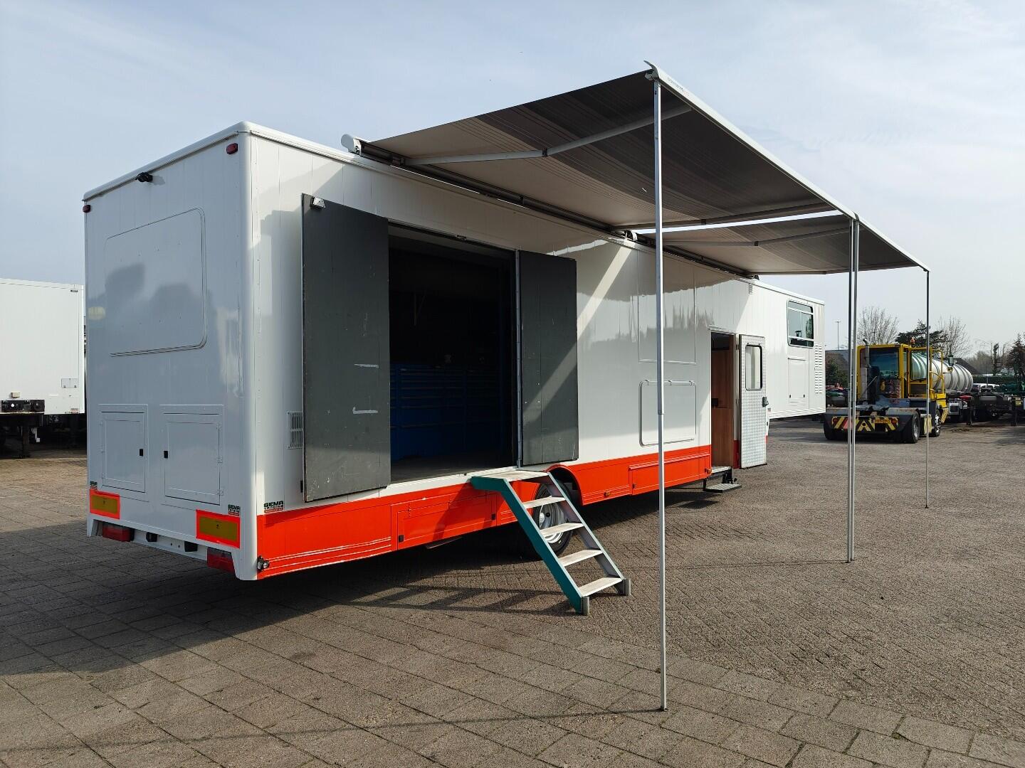 Pacton 11 T-S 1-As BPW - Mobilehome/Camper/Motorsport Trailer - Airco - Generator - Toilet - Werkplaats - Zonnepanelen - Recent Gespoten | Trailers | Overig