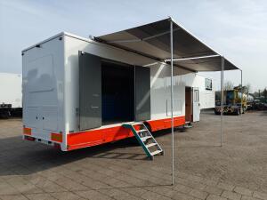 Pacton 11 T-S 1-As BPW - Mobilehome/Camper/Motorsport Trailer - Airco - Generator - Toilet - Werkplaats - Zonnepanelen - Recent Gespoten