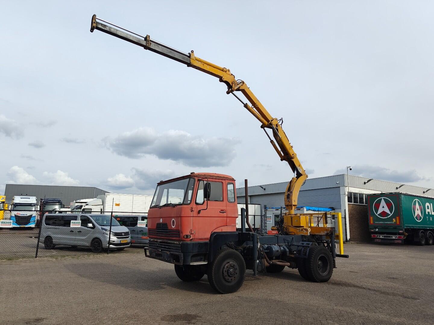 DAF FAV 1800 DT 320 4x4 DagCabine - Effer 2x UitSchuifbaar - Volledig BladGeveerd - MARGE | Vrachtwagens | Open laadbak