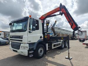 DAF CF 85.410 6x4 DagCab Euro5 - Palfinger HaakarmSysteem 21T + PK16001K + Rotator - NaafReductie