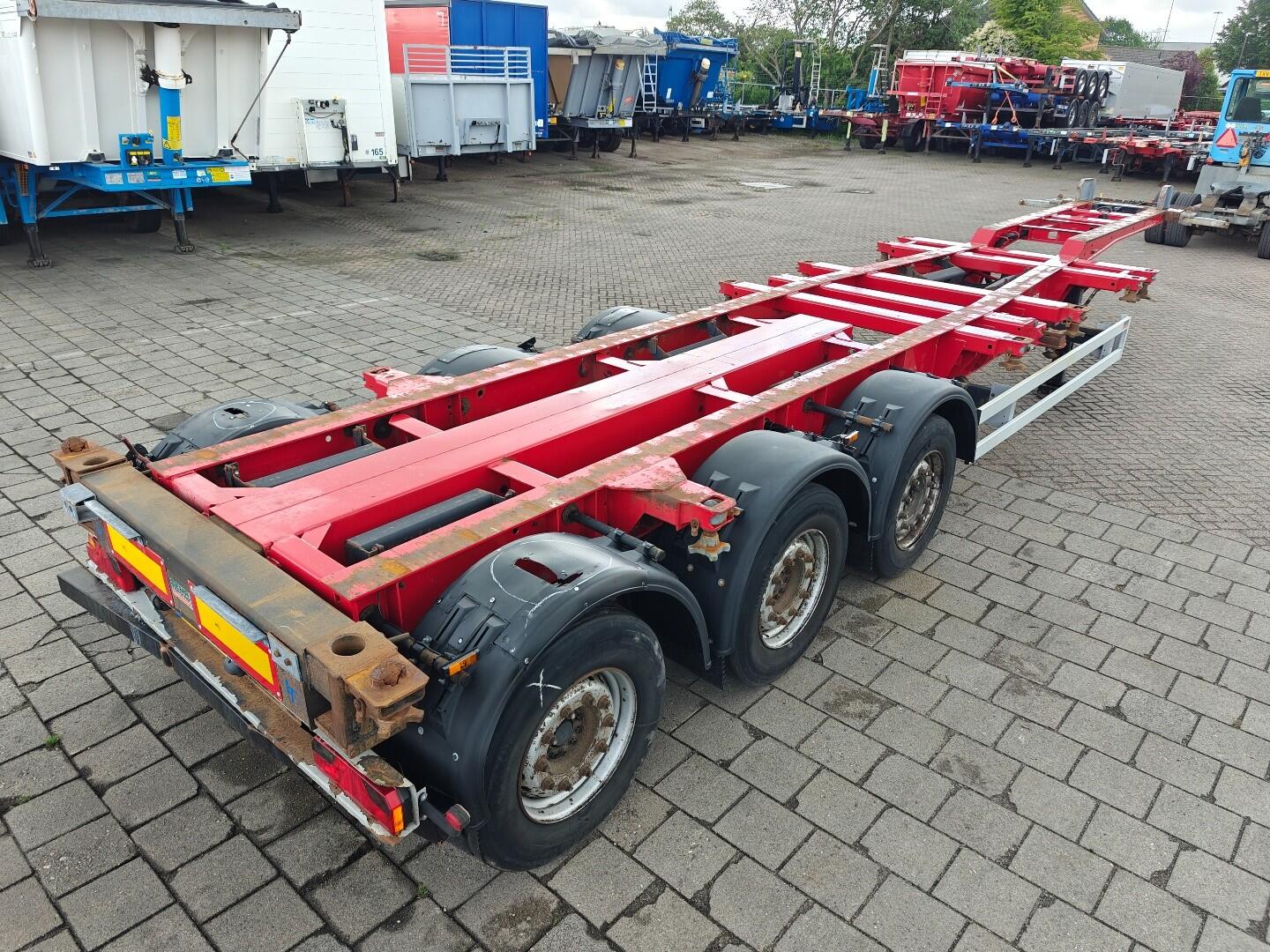 Kögel SW24 41A55A WS AchterSchuiver - Alle AanSluitingen - Trax Assen - SchijfRemmen | Trailers | Containertransport