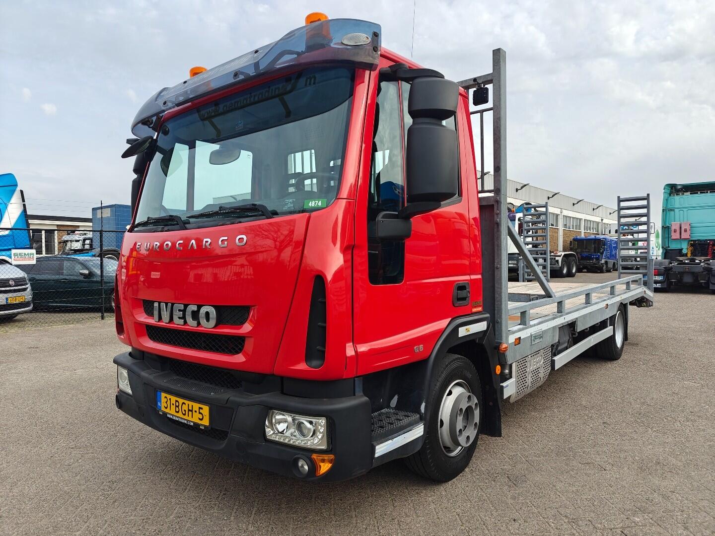 Iveco OPRIJCARGO 12-60 4x2 DagCabine Euro6A -  Veldhuizen Oprijwagen - 56.349km Origineel - 85cm VloerHoogte | Vrachtwagens | Autotransporter