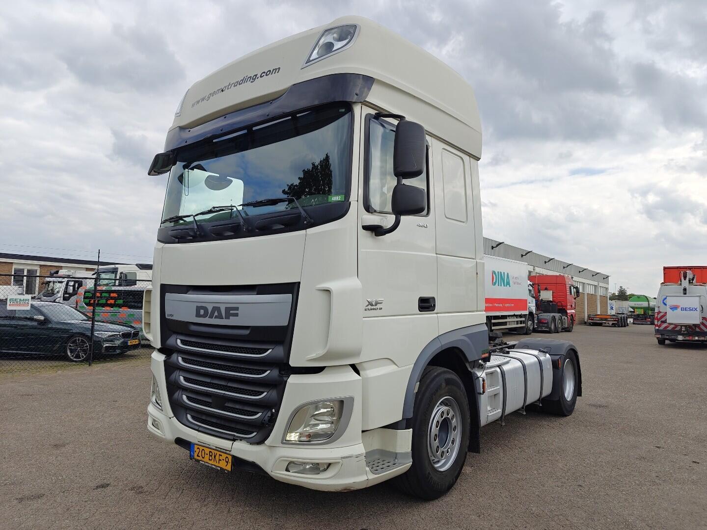 DAF XF 460 FT 4x2 SuperSpaceCab Euro6A - Retarder - Standairco - SmartTacho V2 - 12/2026 APK | Trekkers | Standaard trekker