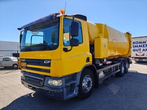 DAF FAN CF75 6x2 Dagcabine Euro5 EEV - Haller ZijLader  VuilnisWagen 22m3 - MacDonald RotaGrab