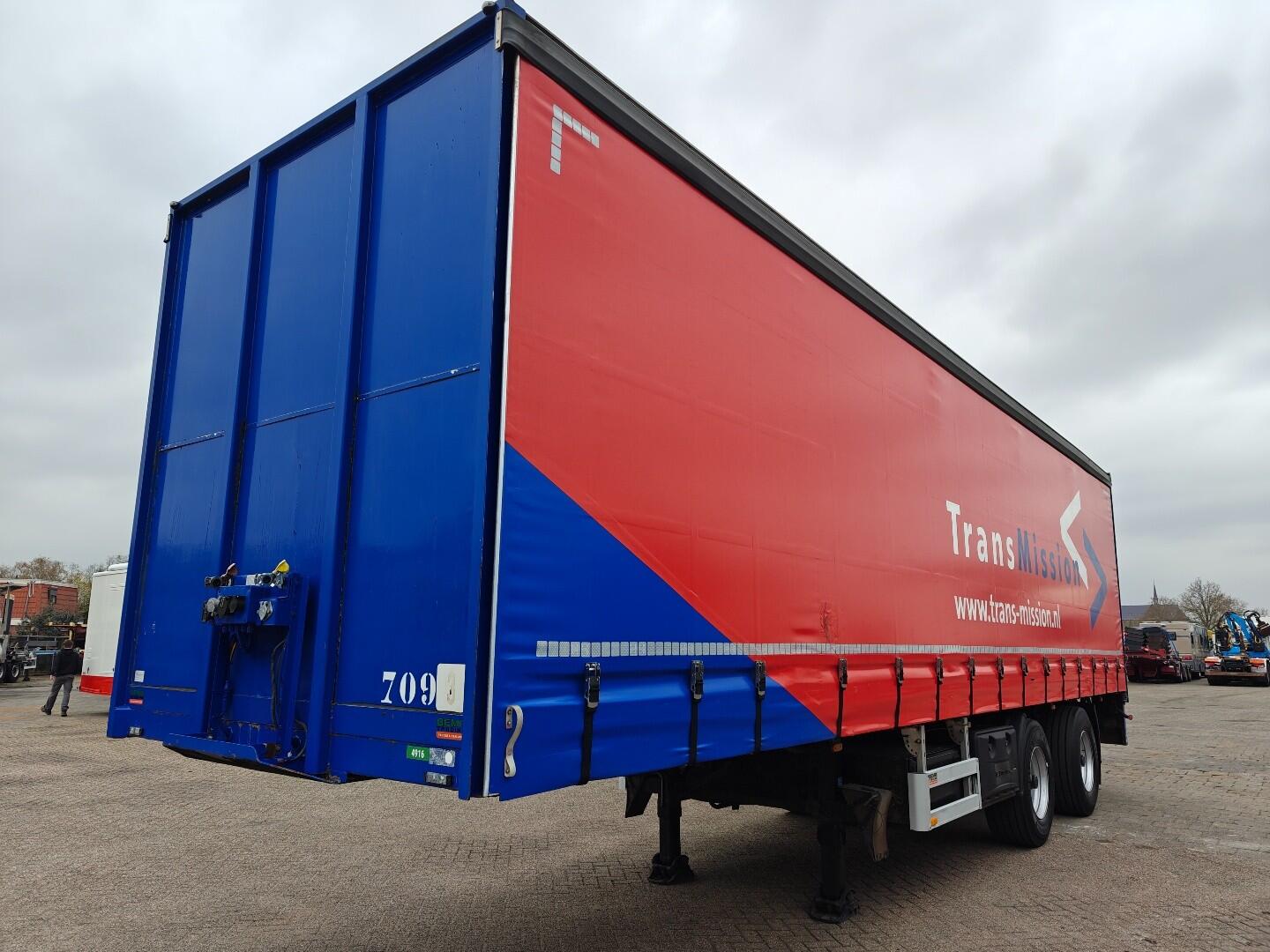 Pacton TBD.230 SchuifzeilenCITY 10.5M - Dhollandia 3000KG - HardHouten Vloer - BPW TrommelRem - StuurAs (Tridec) | Trailers | Schuifzeilen