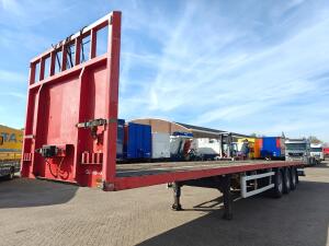 Tracon Trailers TO 3 Open laadbak - Rongpotten - HardHouten Vloer - 3Assen BPW Trommel