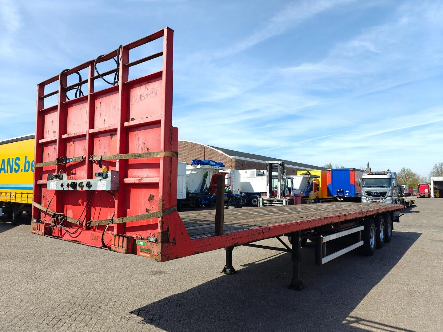 Groenewegen DRO-14-27 Open laadbak - Rongpotten - HardHouten Vloer - 3Assen BPW Trommel 06/2025 APK | Trailers | Open laadbak