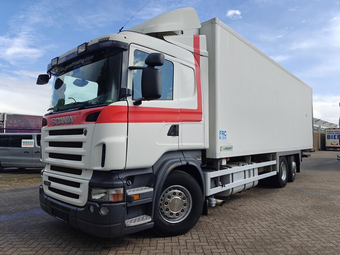 Scania R420 6x2/4 HighLine Euro4 - Retarder - Lamberet Koelvriesbak 8.5m + ThermoKing TS600e + Laadklep 2000KG | Vrachtwagens | Koel-vriestransport