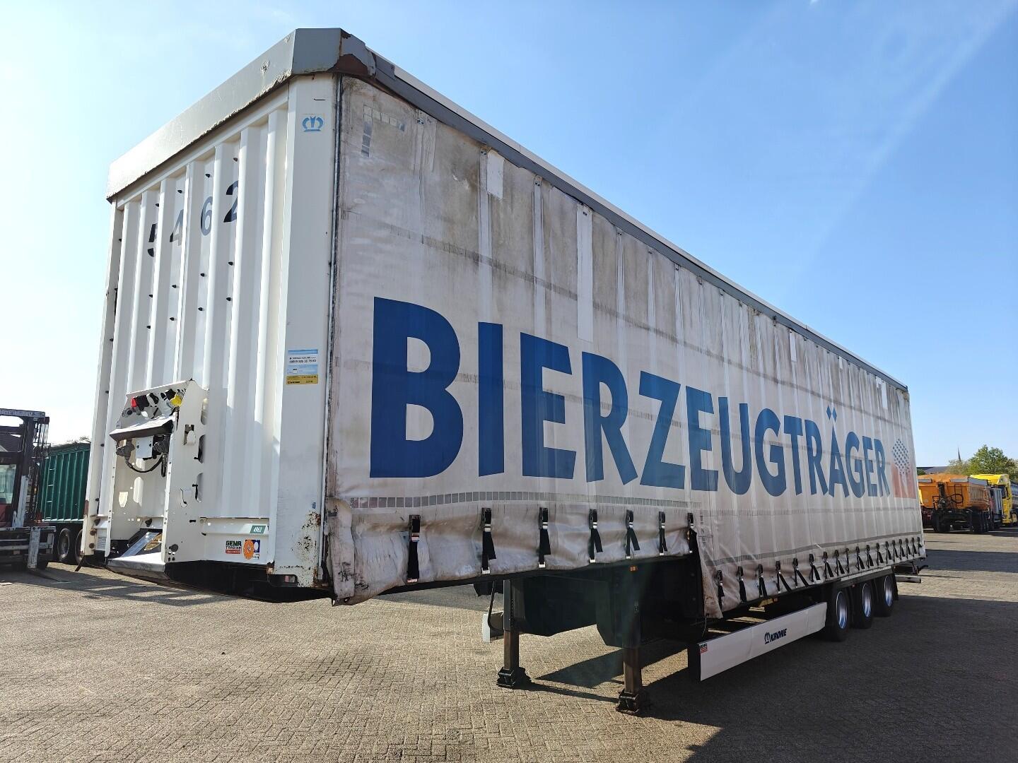 Krone SD 13.6m Schuifzeilen - HefDak - 3 Assen BPW trommel - 5 Stuks Op Voorrraad | Trailers | Schuifzeilen