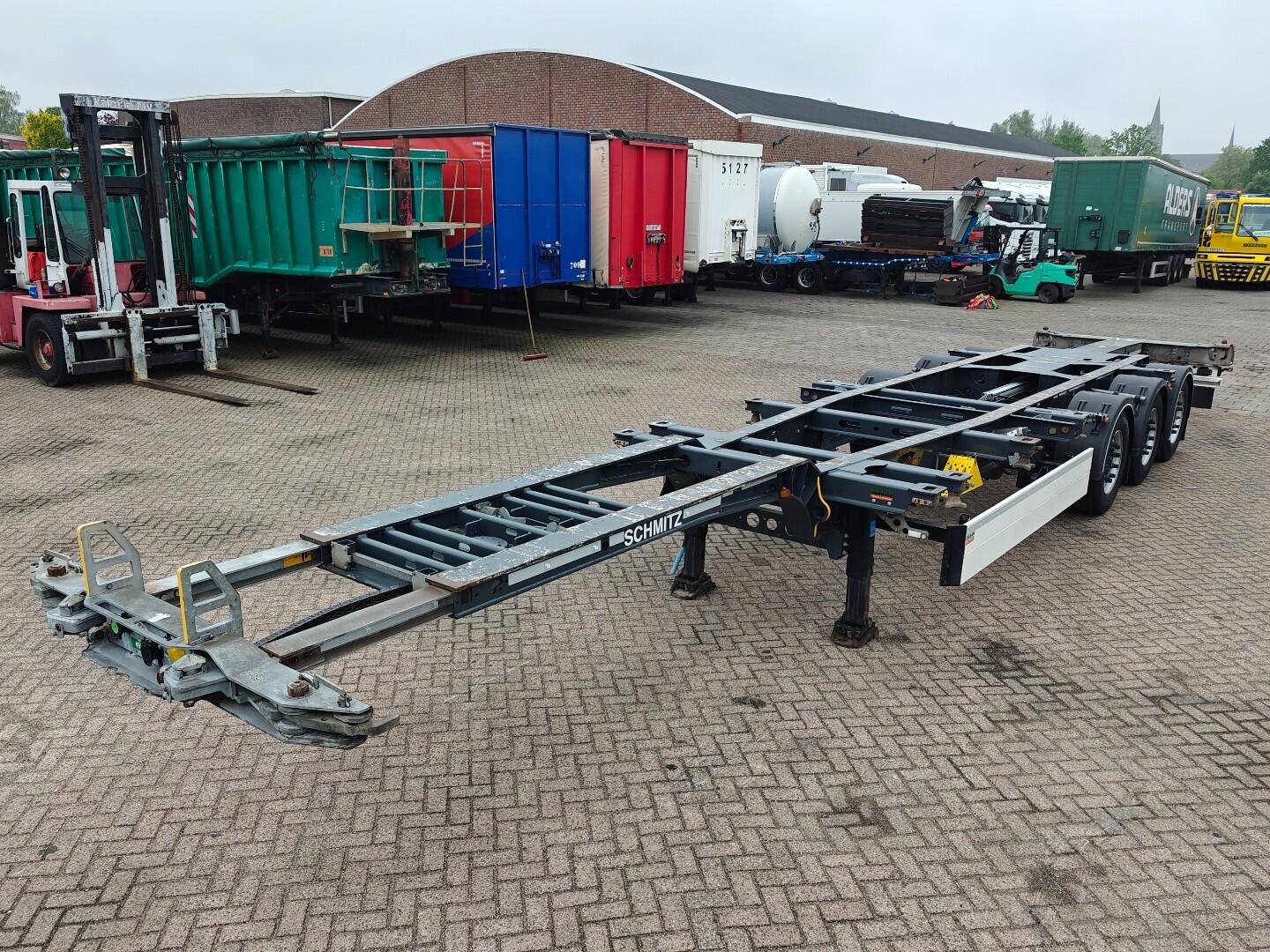 Schmitz Cargobull SCB S3D Alle Soorten Containers - Voor/Achterschuiver - LiftAs - Schmitz Assen Schijfrem - 01/2027APK | Trailers | Containertransport