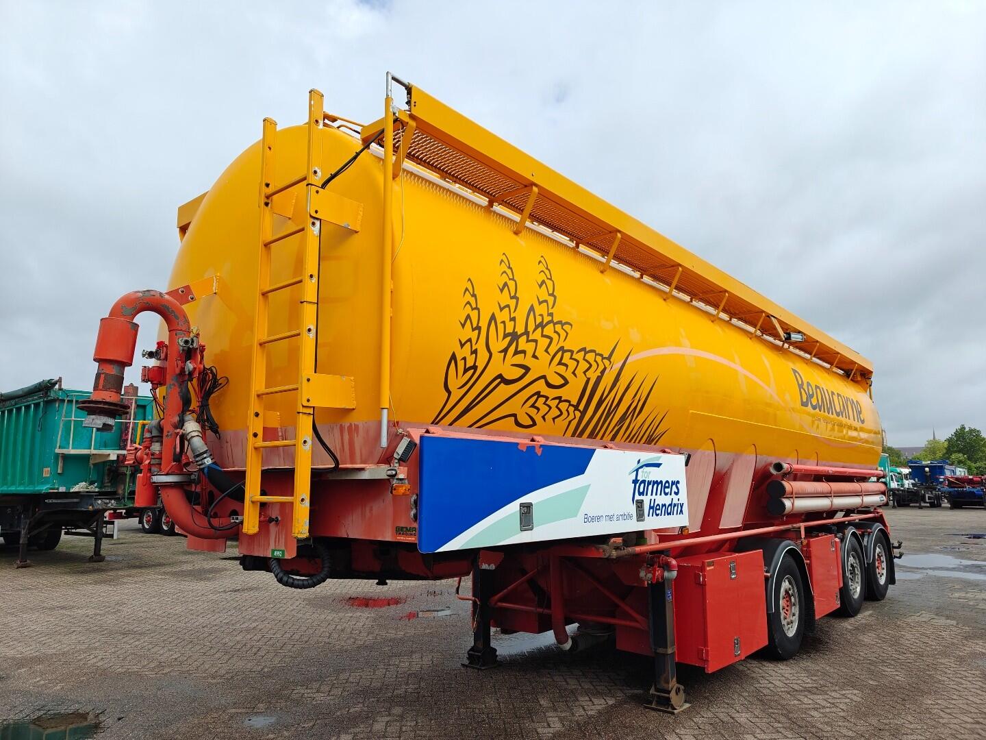 Lambrecht Bulkoplegger 51,6m3 BULK MengVoeder/Futter - LiftAs - StuurAssen - SAF Schijfrem | Trailers | Silo
