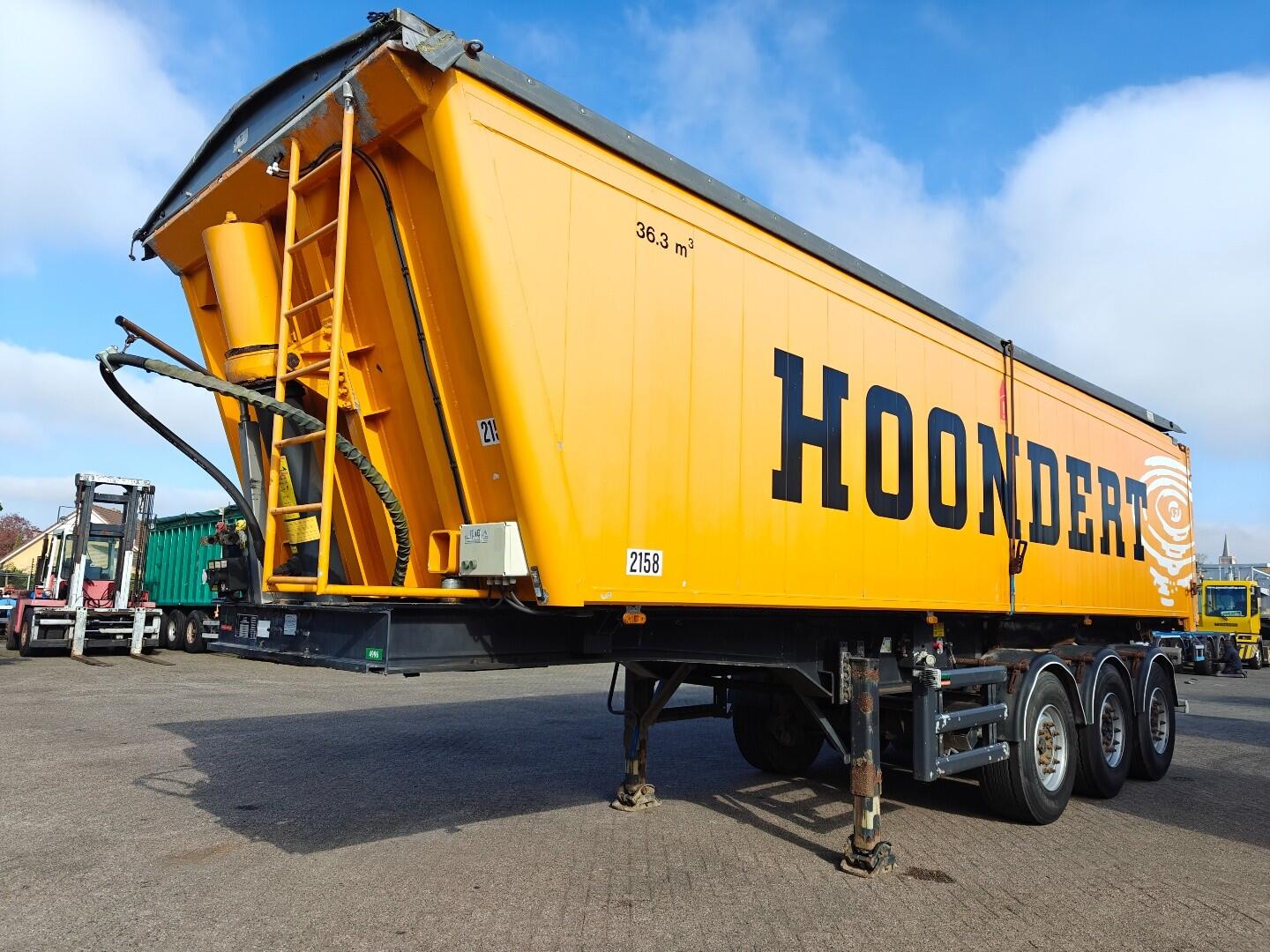 Stas SA339K 36,3 m3 - AluBox AluChassis - SchijfRemmen - LiftAs - FlipTop Systeem met Afstandbediening | Trailers | Kipper