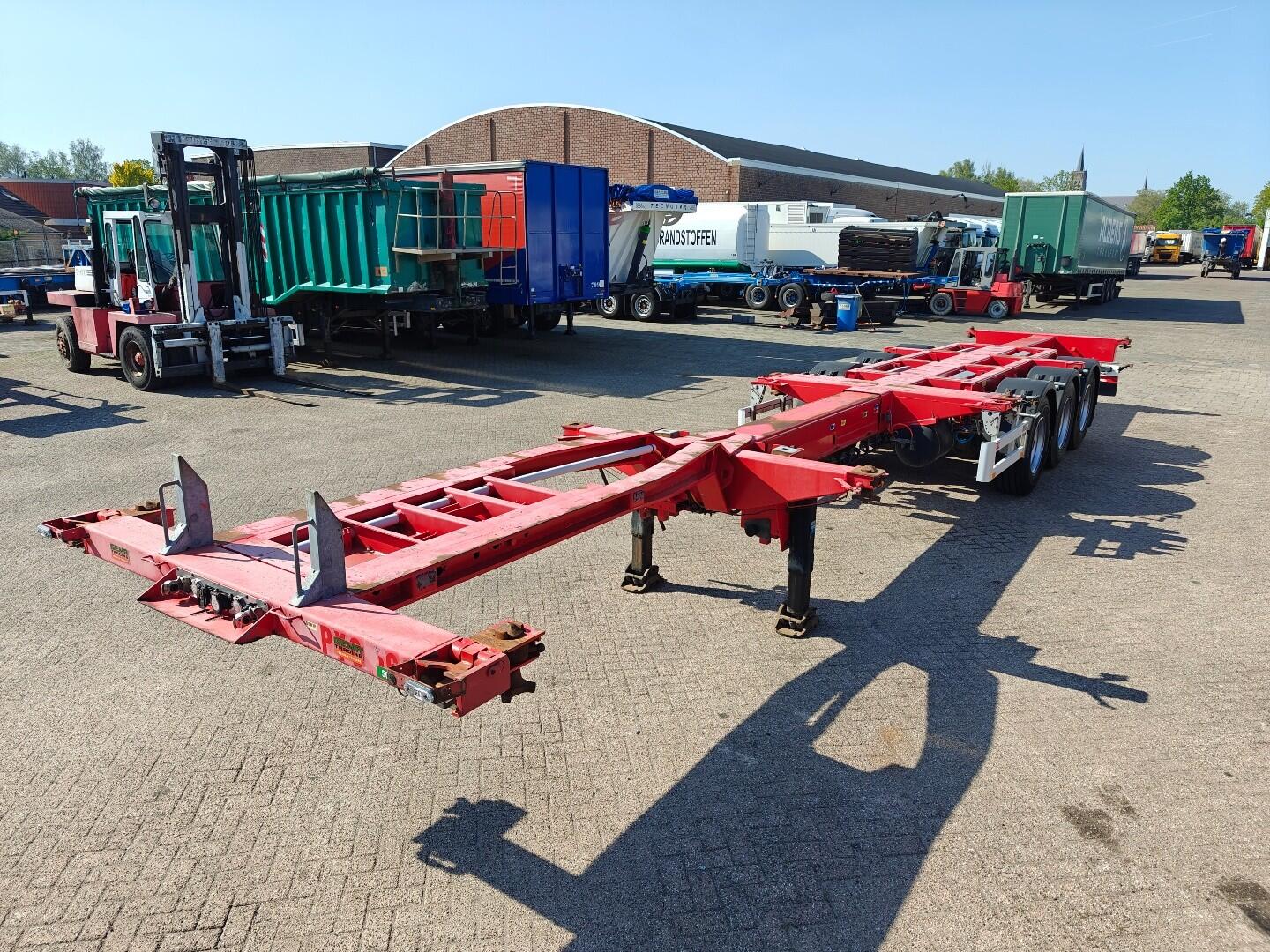 Pacton TXC343 KB MULTI - Refurbished - Alle Soorten Containers - Midden/Achterschuiver - LiftAs - BPW Assen Trommel | Trailers | Containertransport
