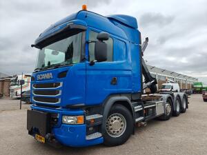 Scania G450 8x2/4 HighLine Euro6A -  Hiab 26T HaakArmSysteem - Retarder -Rockinger