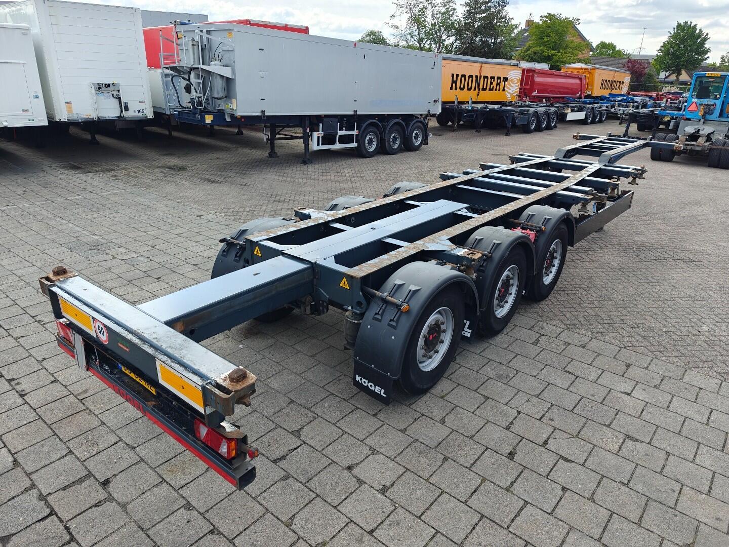 Kögel PORT 40 SIMPLEX 20 20/30/40FT - Achterschuiver - LiftAs - SAF Assen Schijfrem | Trailers | Containertransport