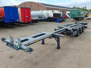 Broshuis 3UCC-39/45 MFCC Alle Soorten Containers - Midden/Achterschuiver - LiftAs - SAF Assen Schijfrem - 10/2026 APK