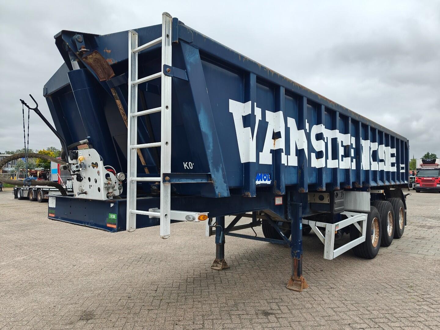MOL K85F.27TR 25m3 Stalen Kipper - Staal Chassis - LiftAs - 3Assen BPW trommel | Trailers | Kipper