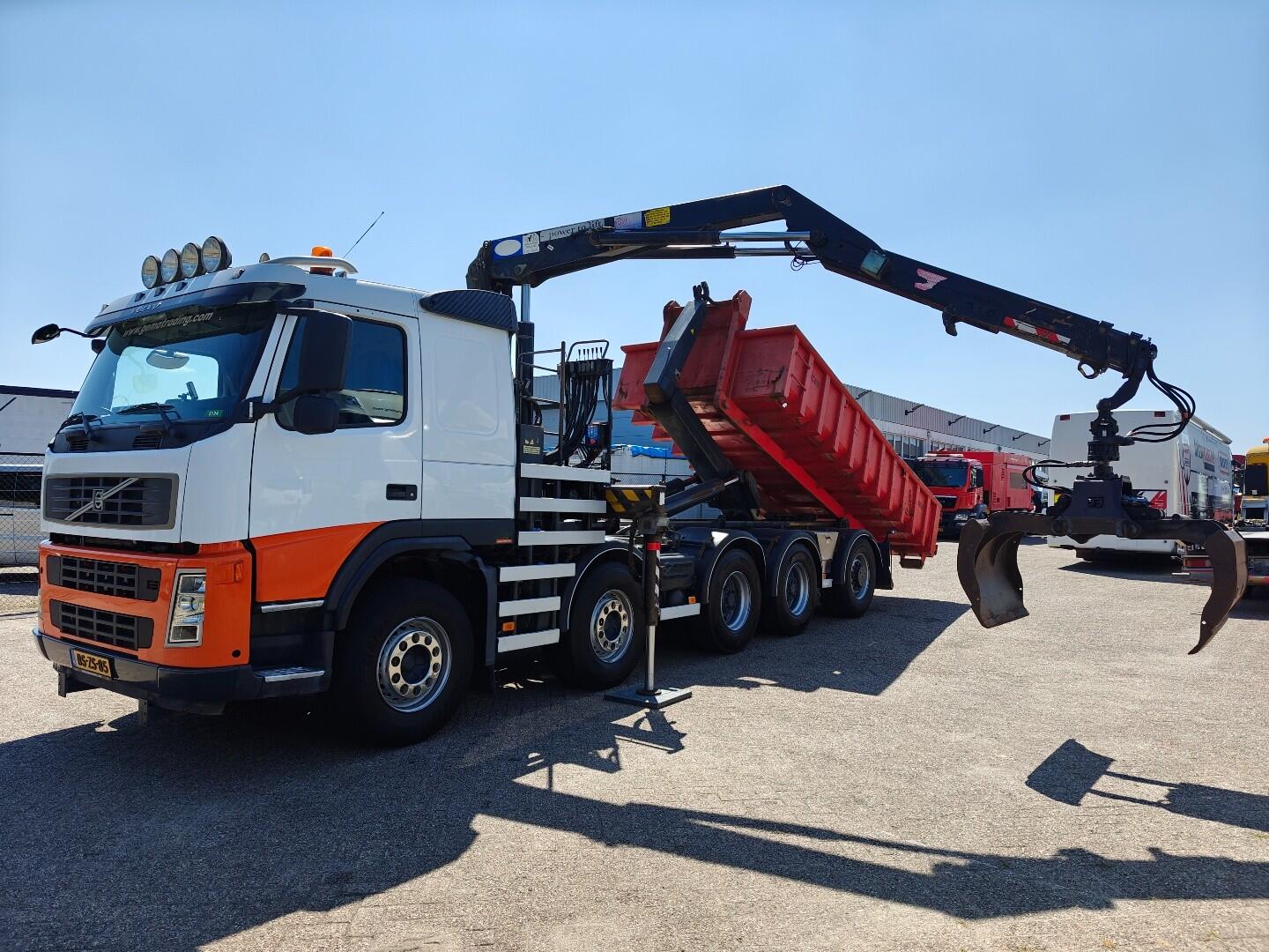 Volvo FM400 10X4R FAL18.0 RADD-A8 SlaapCab Euro5  - HMF 1643 Z2 + 30T VDL HaakArm - NL Truck | Vrachtwagens | Haakarmsysteem
