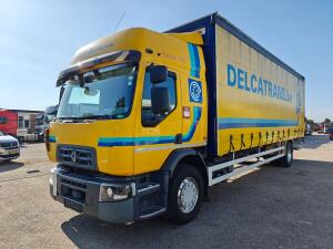 Renault D19 Wide 280 4x2 SlaapCabine Euro 6C - SchuifZeilenBak 8.6m + DHollandia 2000KG - Schuifdak - SmartTacho V2