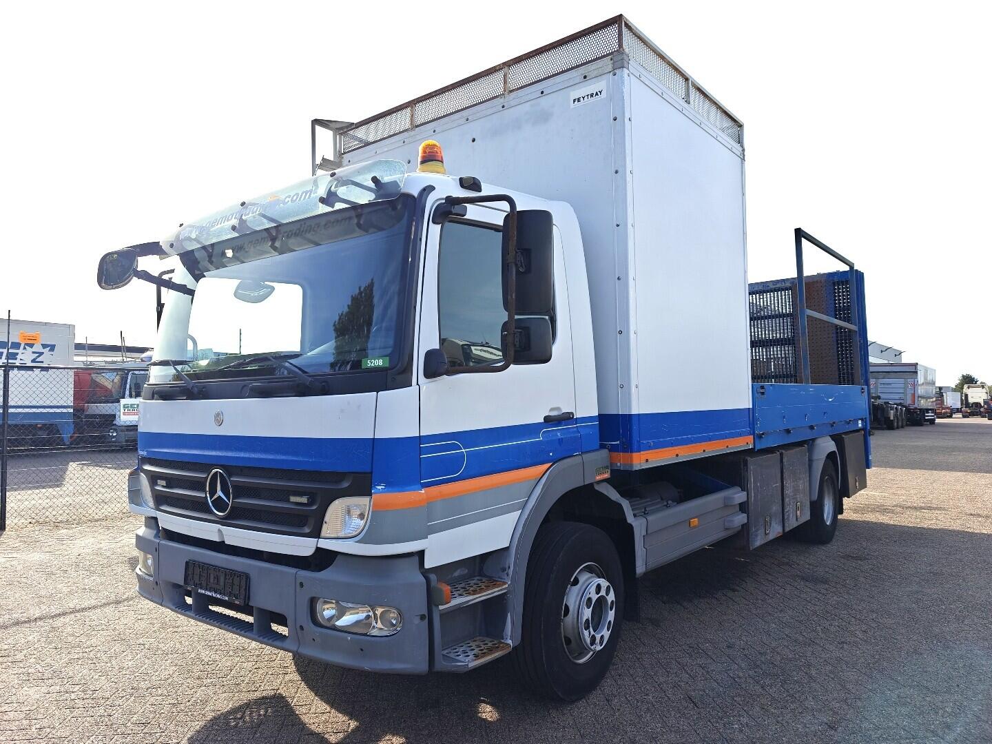 Mercedes-Benz Atego 1624L 4x2 DagCabine Euro4 - 6CIL - Oprijwagen 4.4m + Dubbele Hydraulische Rampen - GereedSchapsRuimte - HandGeschakeld | Vrachtwagens | Autotransporter